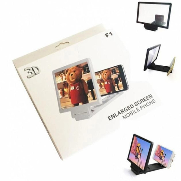 Увеличитель экрана для смартфона Черный 3D Enlarged Screen