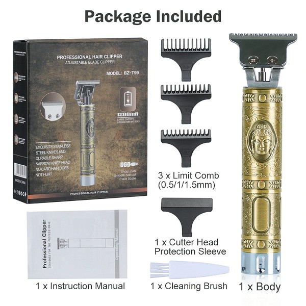 Триммер Для Стрижки Волос Hair Clipper Ws-T99 Аккумуляторный