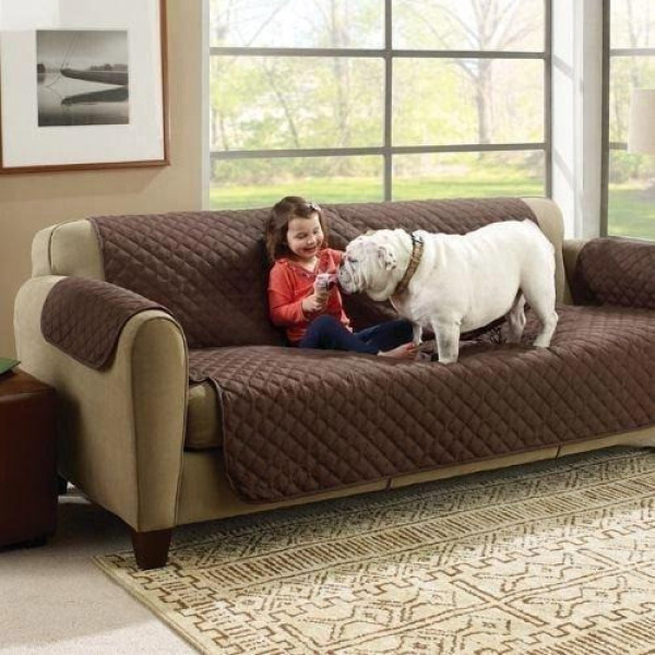 Накидка на диван двухстороннее Couch Coat водонепроницаемое