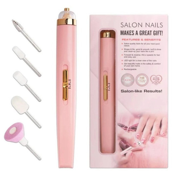 Портативный фрезер для маникюра и педикюра FLAWLESS SALON NAILS
