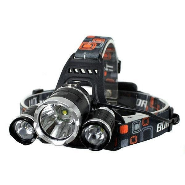 Фонарь налобный  Bailong Rj-3000 T6 на 3 LED лампы