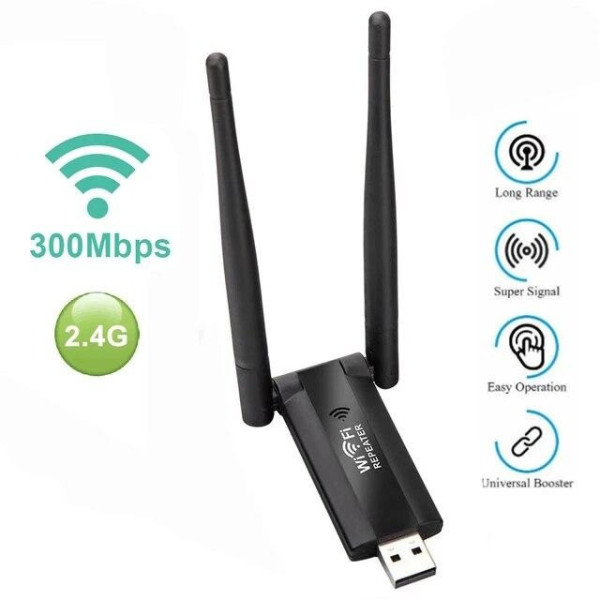 USB Wi-Fi репитер (500) Усилитель сигнала Wi-Fi USB Беспроводной ретранслятор Wi-Fi USB