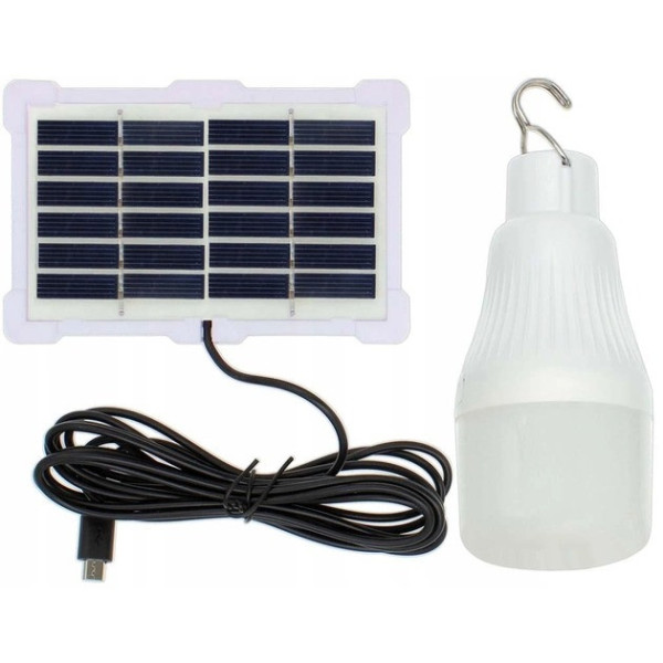 Кемпинговая LED лампа с солнечной панелью 10W, CL022 Аккумуляторная лед лампа