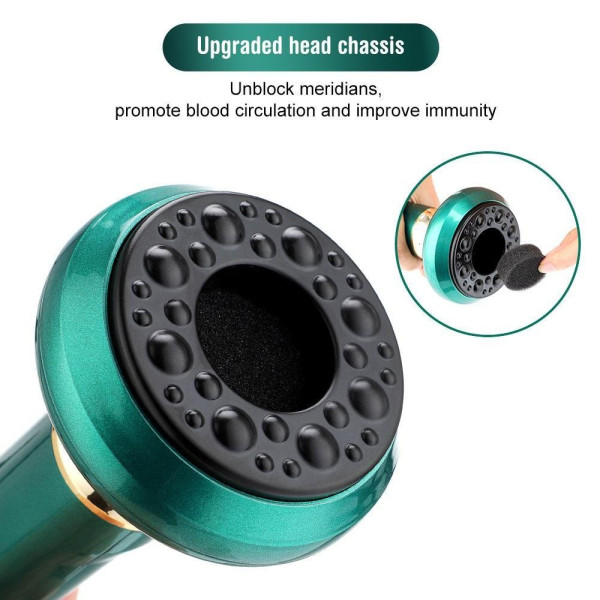 Аккумуляторный вакуумный массажер Cupping Massage Instrument MAG-742 с инфракрасным нагреванием