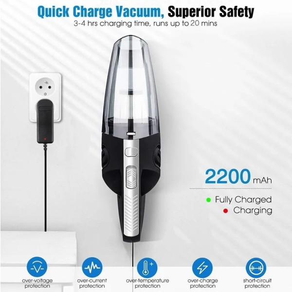 Пылесос автомобильный VACCUM CLEANER E-6 XL-830