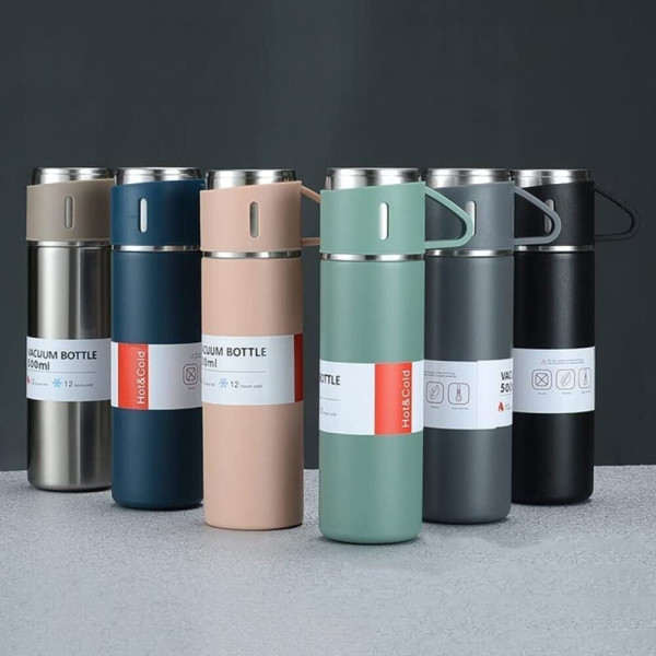 Термос + 2 чашки Vacuum cup LY-526