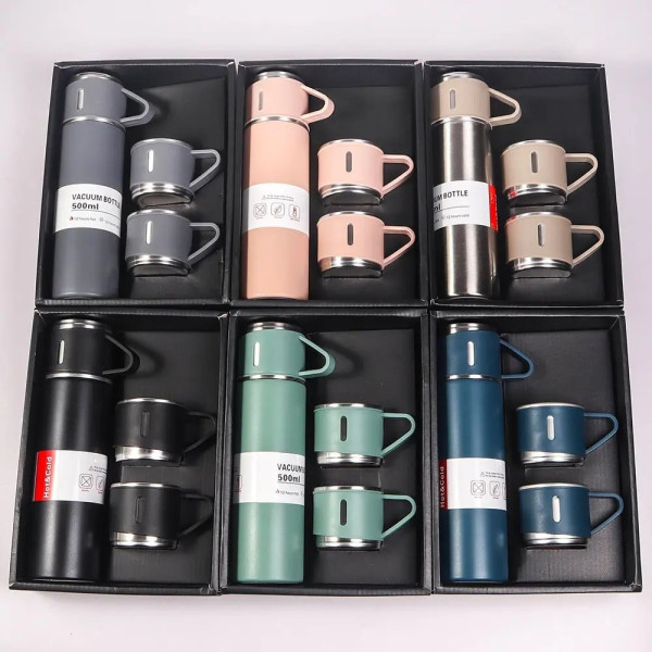 Термос + 2 чашки Vacuum cup LY-526
