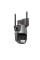 Беспроводная WiFi камера уличная поворотная PTZ P11 ICSEE 3mp+3mp IP66 водонепроницаемая ночное видение