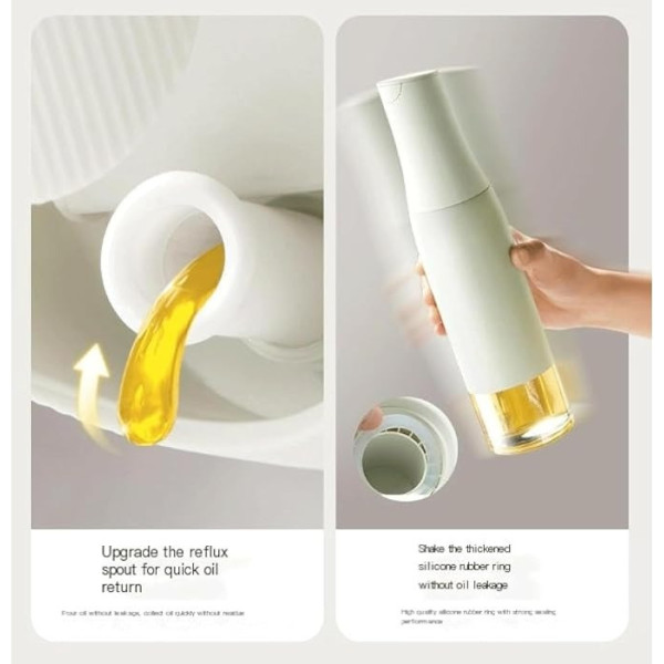 Бутылка с дозатором для масла и уксуса Soft Fuel bottle ∙ Диспенсер с автоматической крышкой, 500 мл