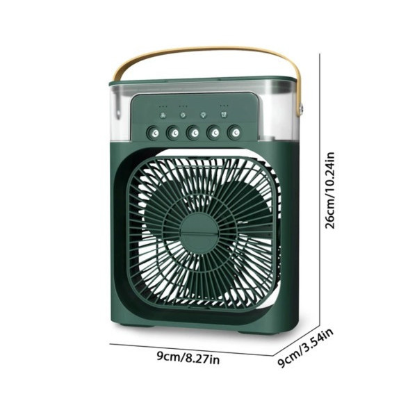 Портативный мини кондиционер Air Cooler Fan 4в1 ночник USB Увлажнитель c LED подсветкой