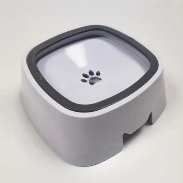 Переносная миска-дозатор для воды Поилка непроливайка для собак и котов MAGIC BOWL 1,5л, Белая