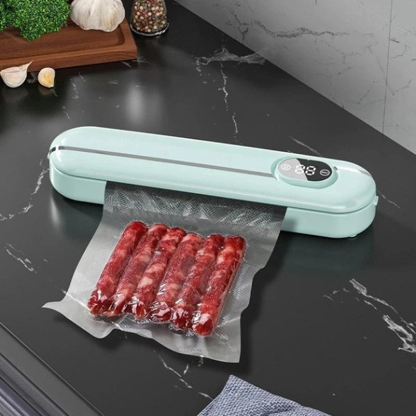 Упаковщик вакуумный бытовой автоматический аппарат NEW Вакууматор для пищевых продуктов
