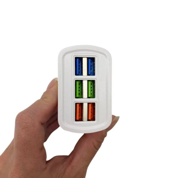 Зарядное устройство для телефона Адаптер питания быстрой зарядки на 6 USB порта FAST CHARGER 3.1А 5G