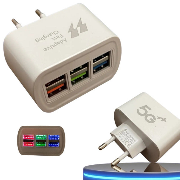 Зарядное устройство для телефона Адаптер питания быстрой зарядки на 6 USB порта FAST CHARGER 3.1А 5G