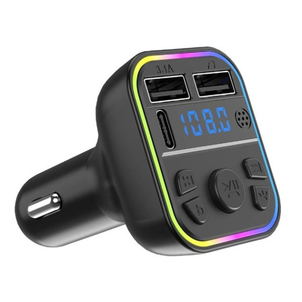 Автомобильный трансмиттер FM-передатчик Bluetooth 5.0 Car FM Player G39 Car  FM Модулятор в автомобиль
