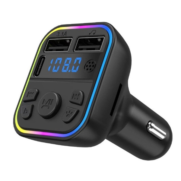 Автомобильный трансмиттер FM-передатчик Bluetooth 5.0 Car FM Player G39 Car  FM Модулятор в автомобиль