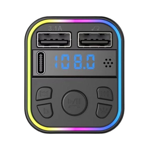 Автомобильный трансмиттер FM-передатчик Bluetooth 5.0 Car FM Player G39 Car  FM Модулятор в автомобиль