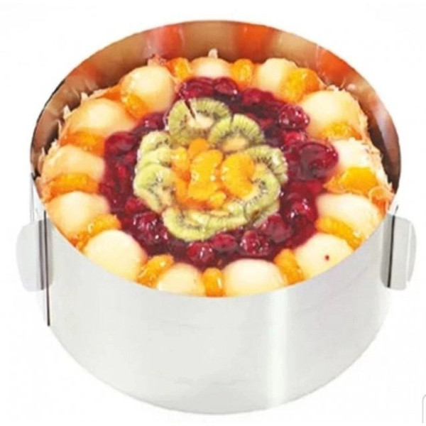 Форма для выпечки Кольцо кондитерское раздвижное Cake Ring 16-30 см Кольцо кондитерское универсальное