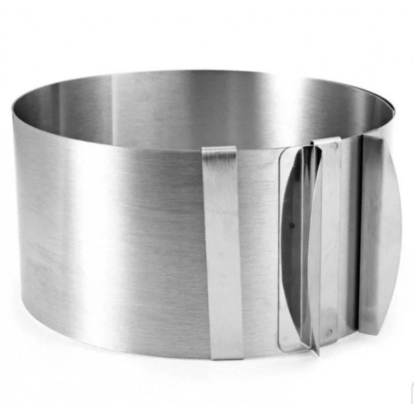 Форма для выпечки Кольцо кондитерское раздвижное Cake Ring 16-30 см Кольцо кондитерское универсальное