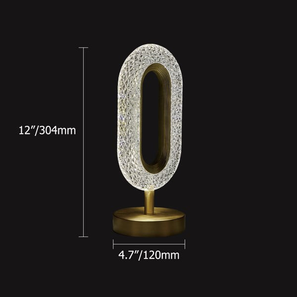 Настольная лампа три вида свечения с кристаллами и бриллиантами Creatice Table Lamp 16