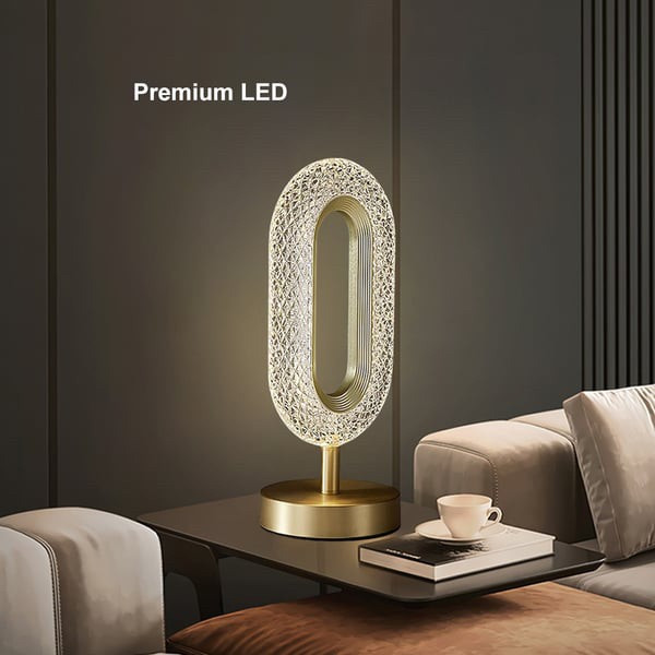 Настольная лампа три вида свечения с кристаллами и бриллиантами Creatice Table Lamp 16