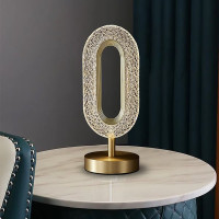 Настольная лампа три вида свечения с кристаллами и бриллиантами Creatice Table Lamp 16