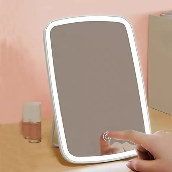 Настольное зеркало для макияжа Jordan Judy LED Makeup Mirror Белое