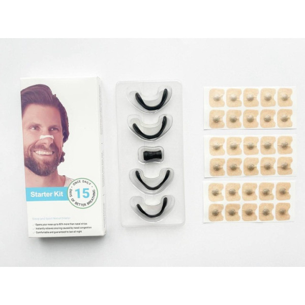 Назальный магнитный расширитель дыхания Premier Nasal Dilator Black