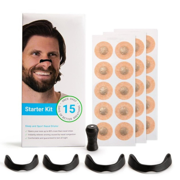Назальный магнитный расширитель дыхания Premier Nasal Dilator Black