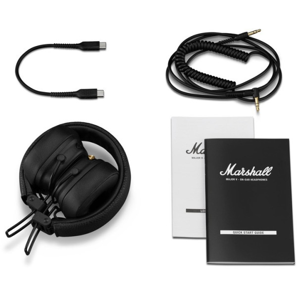Беспроводные накладные наушники Marshall Major V Черный