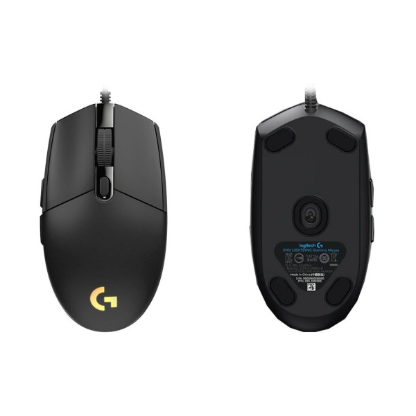 Мышь проводная игровая G102 Lightsync Black для ПК