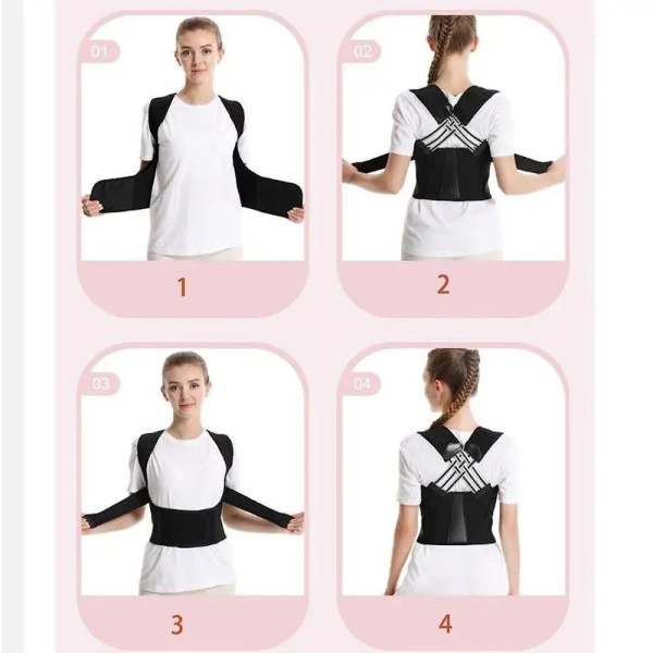 Эластичный корректор осанки,корсет для выравнивания спины POSTURE BELT