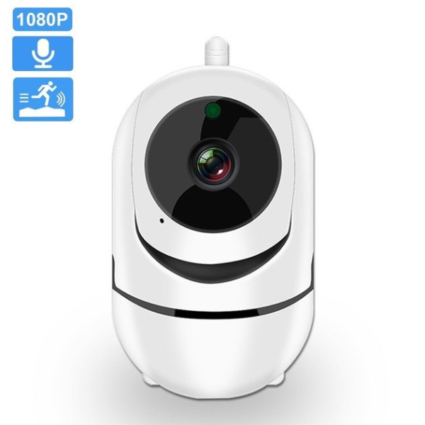 Камера видеонаблюдения CAMERA Wifi QC011 Беспроводная поворотная с инфракрасной подсветкой Белая