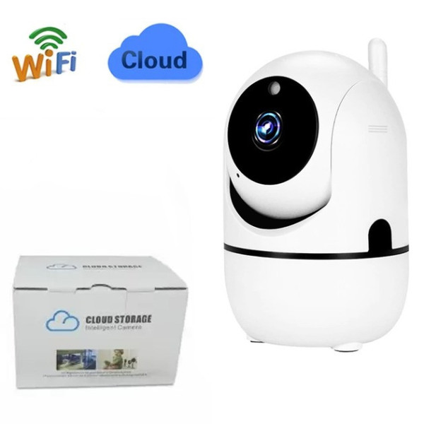 Камера видеонаблюдения CAMERA Wifi QC011 Беспроводная поворотная с инфракрасной подсветкой Белая