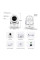 Камера видеонаблюдения CAMERA Wifi QC011 Беспроводная поворотная с инфракрасной подсветкой Белая