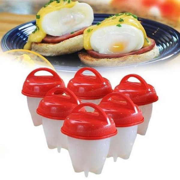 Формы для варки яиц без скорлупы Cиликоновые Silicone Egg Boil