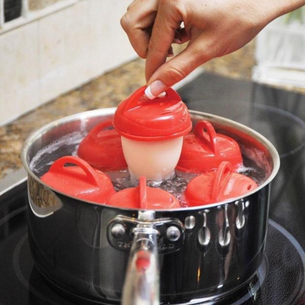 Формы для варки яиц без скорлупы Cиликоновые Silicone Egg Boil