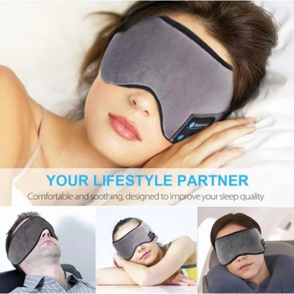 Повязка на глаза для сна с наушниками, Маска для сна MUSIC GOGGLES с Bluetooth гарнитурой