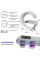 Лампа ночник  Light Sound Machine 5 в 1 с беспроводной зарядкой 15W, будильником и Bluetooth колонкой