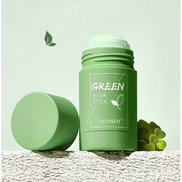 Очищающая маска стик для лица от черных точек и акне Green mask stick