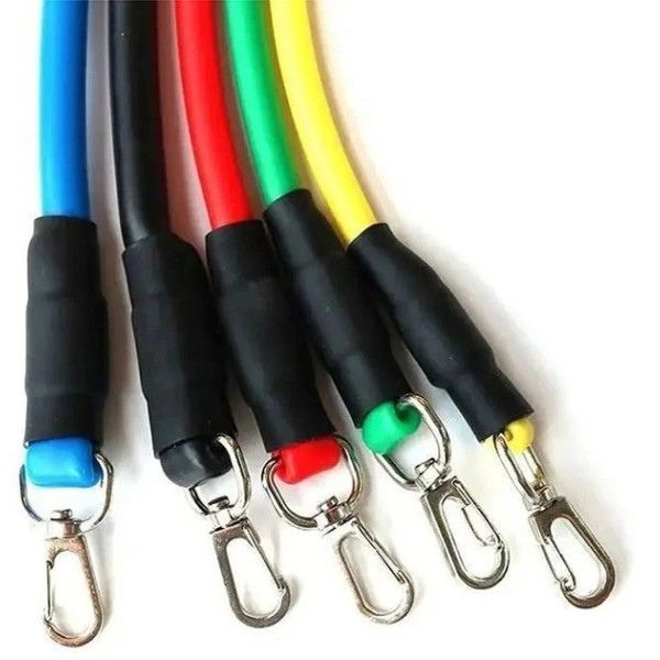 Эспандр Treaning Pro для атлетических упражнений / 5 жгутов Power Bands