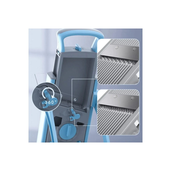 Многофункциональная овощерезка с регулируемой толщиной нарезки Vegetable cutter 223-6 с контейнером