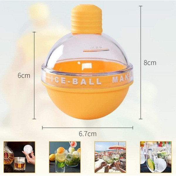 Форма для льда Шарик 6см Ice Ball Форма для кубиков льда ледяной шар