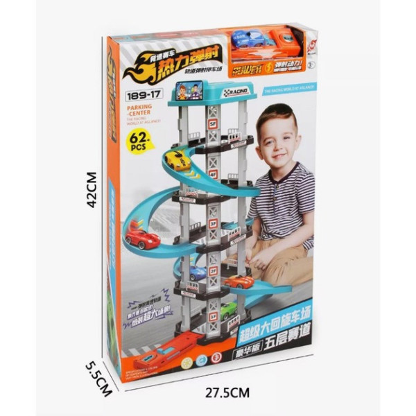 Игрушечная трасса-парковка Childrens Rail Car MH2003
