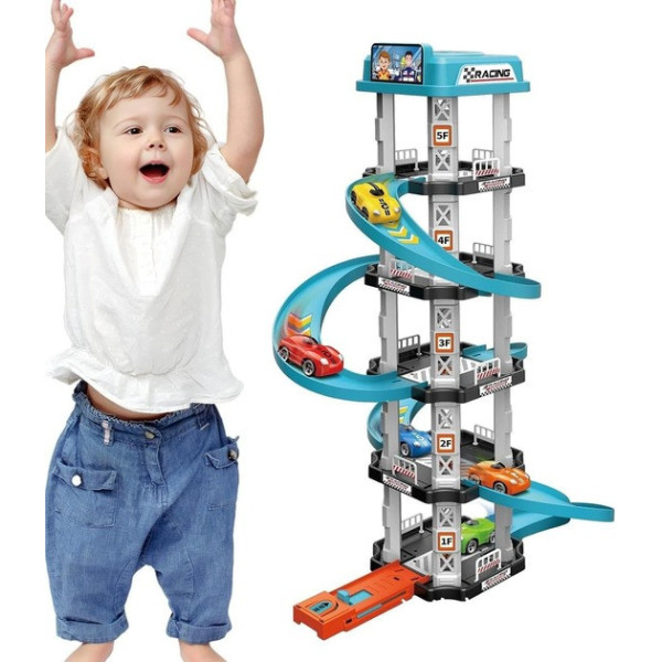 Игрушечная трасса-парковка Childrens Rail Car MH2003