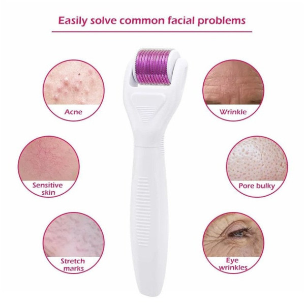Набор мезороллеров 5в1 для лица и тела Derma Roller Set с титановыми микроиглами