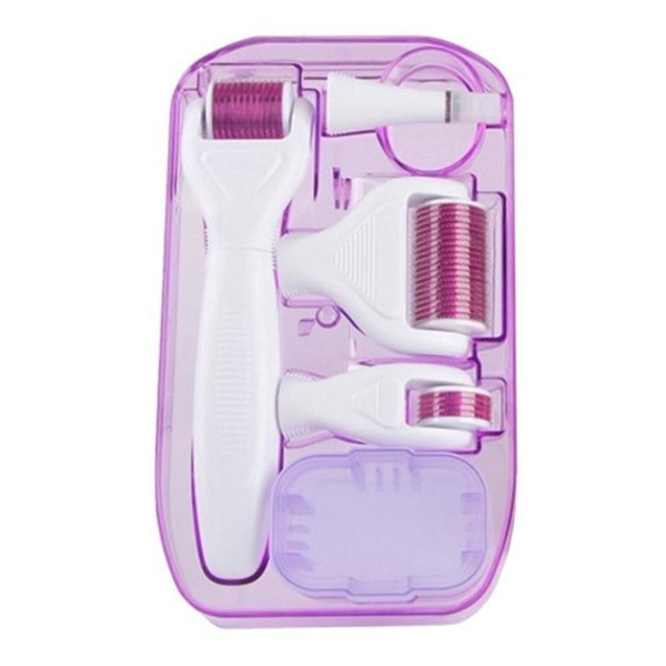 Набор мезороллеров 5в1 для лица и тела Derma Roller Set с титановыми микроиглами
