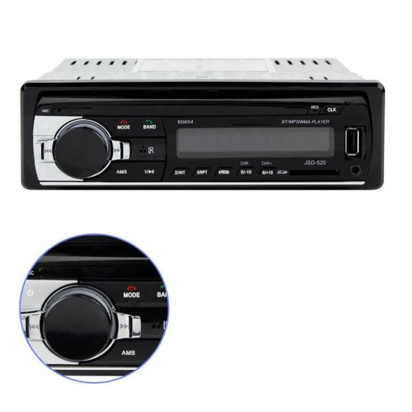 Магнитола jsd-520 в машину с bluetooth Автомобильная