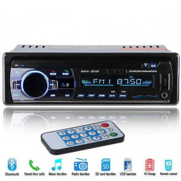 Магнитола jsd-520 в машину с bluetooth Автомобильная