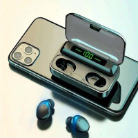 Беспроводные вакуумные Bluetooth наушники с кейсом TWS BTH-F9-5 сенсорные Bluetooth v5.1